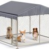 LYBOSH Dog Kennel Cover Waterproof Windproof Pet Enclosure-2