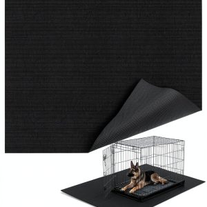 Wibeelee Dog Crate Mat Extra Large Non Slip Floor Protector-0