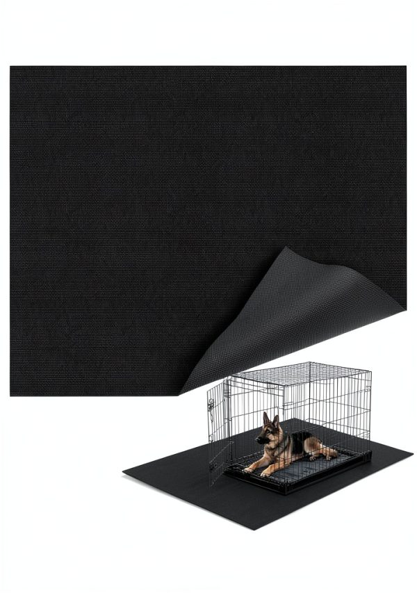 Wibeelee Dog Crate Mat Extra Large Non Slip Floor Protector-0