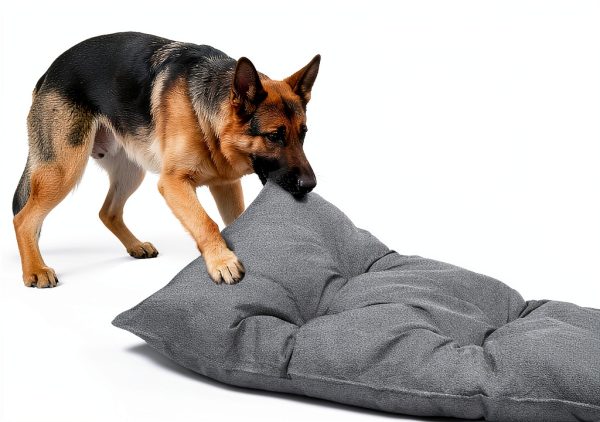 Veehoo Chew Proof Dog Bed Crate Pad Plush Support-1