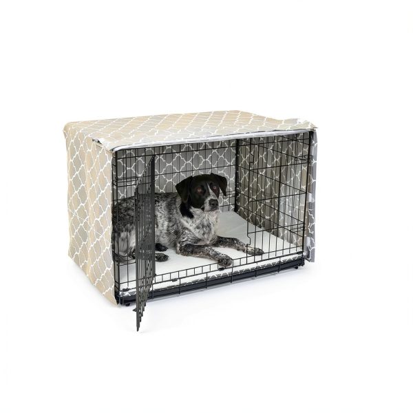 New World Dog Crate Cover Calming Den Security Stain-2