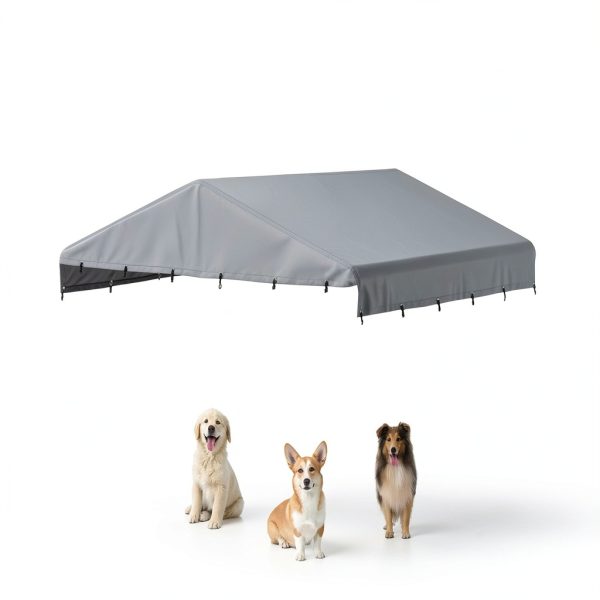 LYBOSH Dog Kennel Cover Waterproof Windproof Pet Enclosure-1