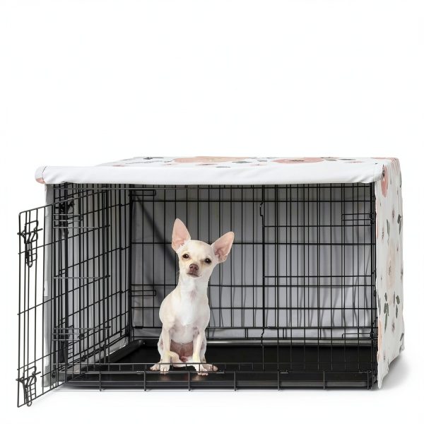 Dog Crate Cover Sweet Jojo Designs Floral Machine Washable-1