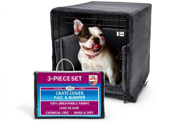 Pet Dreams Dog Crate Cover Bumper Set Breathable Chemical-0