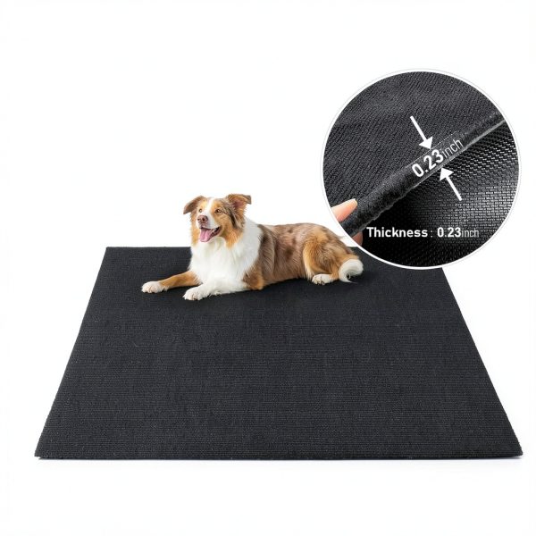 Wibeelee Dog Crate Mat Extra Large Non Slip Floor Protector-1
