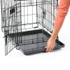 MidWest Homes Dog Crate Pan Leak Proof Metal Replacement-7