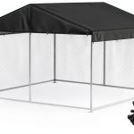 LYBOSH Waterproof Dog Kennel Cover Outdoor Pet Protection-0