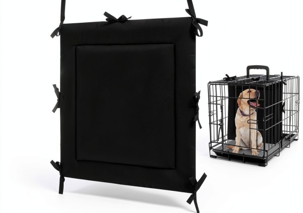 Thyle Dog Crate Divider Panel Oxford Cloth Easy Installation-0