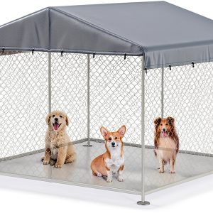 LYBOSH Dog Kennel Cover Waterproof Windproof Pet Enclosure-0
