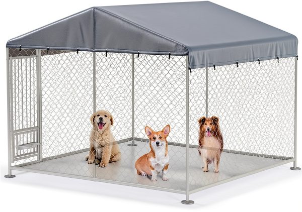 LYBOSH Dog Kennel Cover Waterproof Windproof Pet Enclosure-0