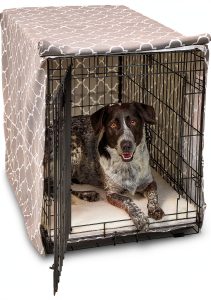 New World Dog Crate Cover Calming Den Security Stain-0