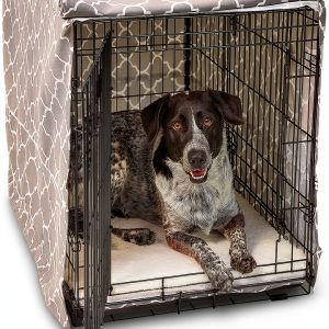 New World Dog Crate Cover Calming Den Security Stain-0