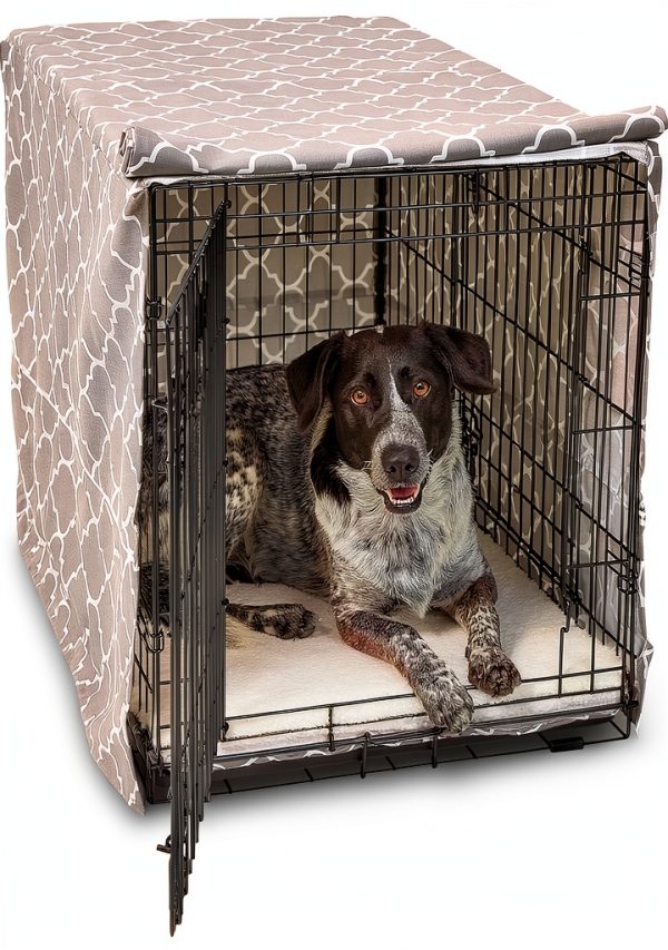 New World Dog Crate Cover Calming Den Security Stain-0