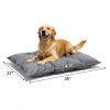 Veehoo Chew Proof Dog Bed Crate Pad Plush Support-5