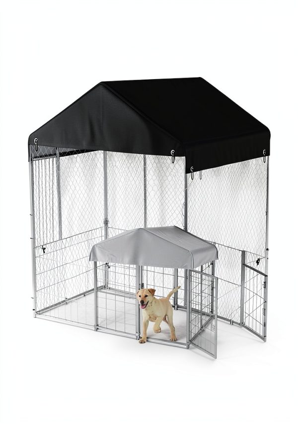 LYBOSH Dog Kennel Cover Waterproof Oxford Fabric Pet-3