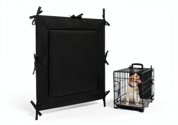 Thyle Dog Crate Divider Panel Oxford Cloth Easy Installation-4