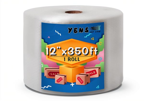 Yens Bubble Wrap 12 Inch Clear Plastic 350 Feet Roll-0