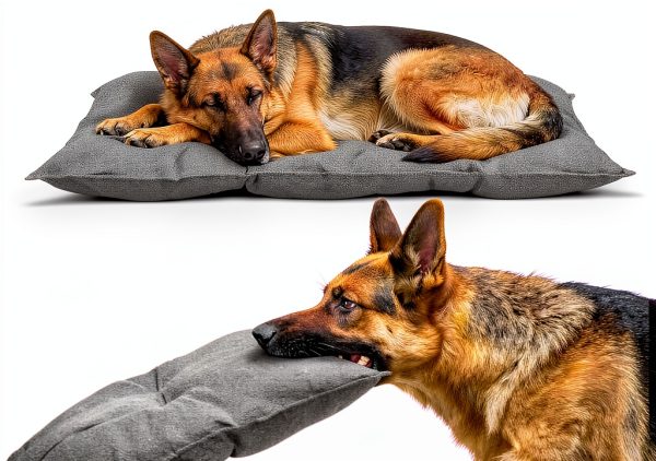 Veehoo Chew Proof Dog Bed Crate Pad Plush Support-0