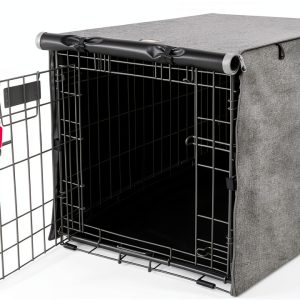 Seiyierr Dog Crate Cover Durable Polyester Kennel Cover-0