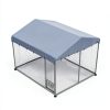 LYBOSH Dog Kennel Cover Waterproof Windproof Pet Enclosure-3