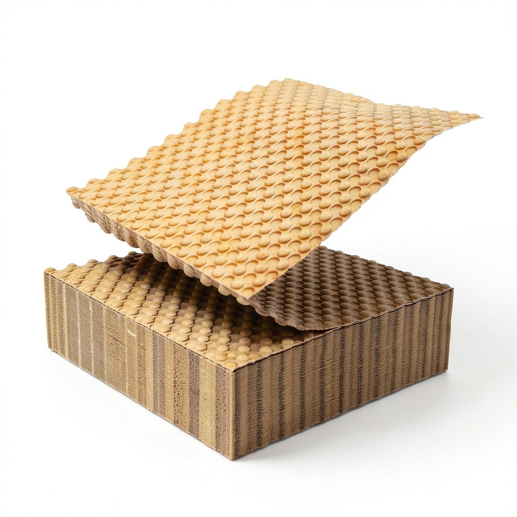 Eco bubble wrap sheets in use for packing fragile items