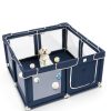 Zikopomi Dog Playpen Royal Blue Pet Fence Safe Spacious-3