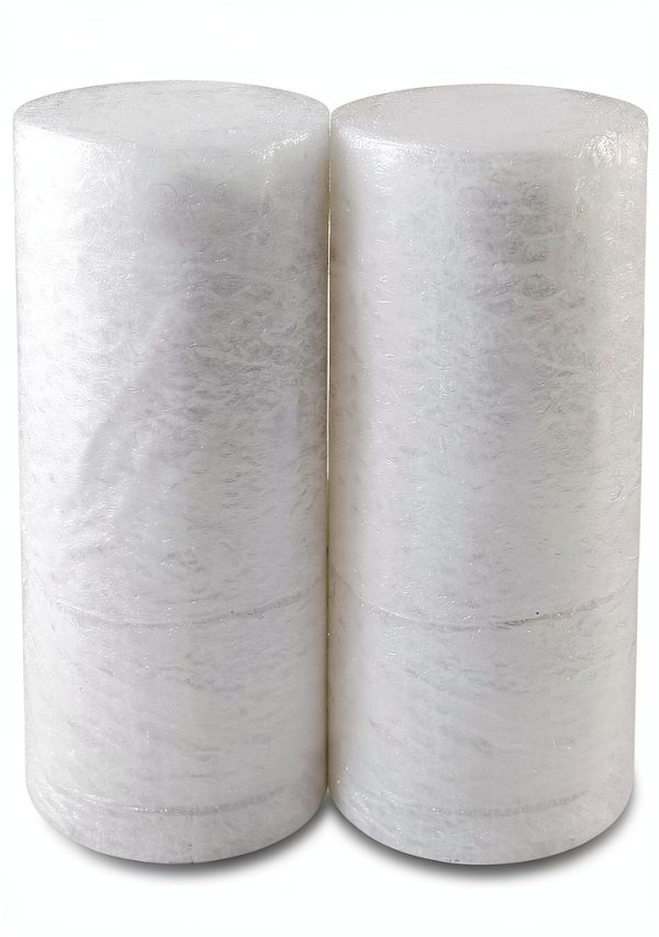 Uboxes Clear Bubble Wrap 12x12 Inch 24 Sq Ft 2 Rolls Polyethylene-2