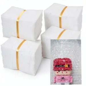 REDOVANT Clear Bubble Wrap Bags 6x8 Inch 200 Count Double Wall-0