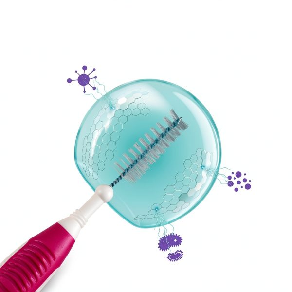 GUM Proxabrush Go-Betweens Moderate Interdental Brush Model 3612ECM4-6