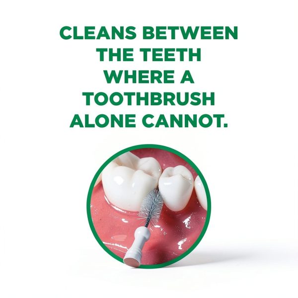 GUM Proxabrush Go-Betweens Moderate Interdental Brush Model 3612ECM4-5