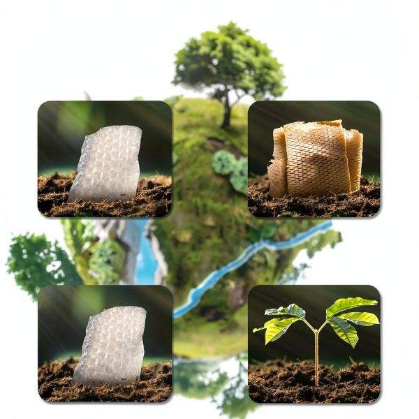 MINHAO Honeycomb Packing Paper Roll 15x230 Brown Eco Cushion-3