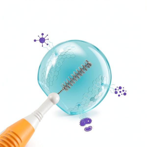 GUM Ultra Tight Interdental Brush 871RQ15 Soft Bristle Dental Pick-3
