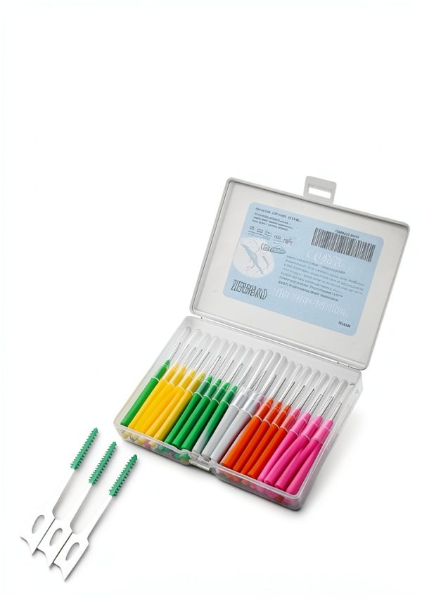 Interdental Brush Set YEERSUO 80 Count Pack with 5 Colors-4