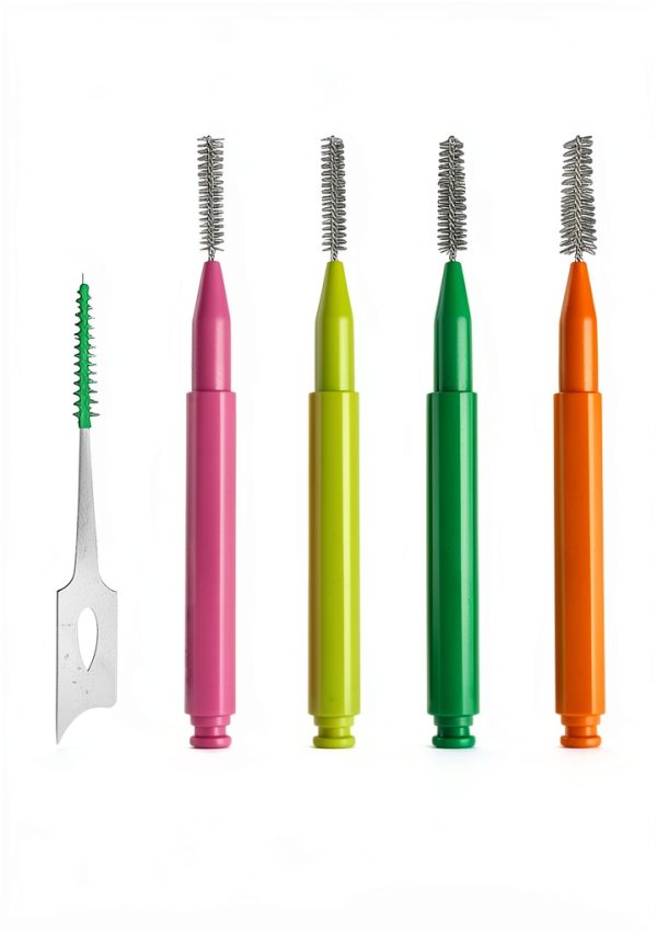 Interdental Brush Set YEERSUO 80 Count Pack with 5 Colors-1