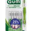 GUM Proxabrush Go-Betweens - Tight - Interdental Brushes - Soft Bristled Dental Picks for Plaque Removal Health - Safe for Braces & Dental Devices, 10ct (6pk)-8