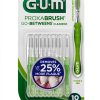 GUM Proxabrush Go-Betweens - Tight - Interdental Brushes - Soft Bristled Dental Picks for Plaque Removal Health - Safe for Braces & Dental Devices, 10ct (6pk)-1