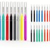 100 Pcs Interdental Brushes, 6 Sizes Braces Flossers for Cleaner Braces Brush Soft Dental Brushes Toothpicks Dental Floss Picks Dental for Braces Oral Cleaning(10 Colors)-0