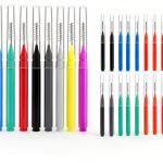 100 Pcs Interdental Brushes, 6 Sizes Braces Flossers for Cleaner Braces Brush Soft Dental Brushes Toothpicks Dental Floss Picks Dental for Braces Oral Cleaning(10 Colors)-0